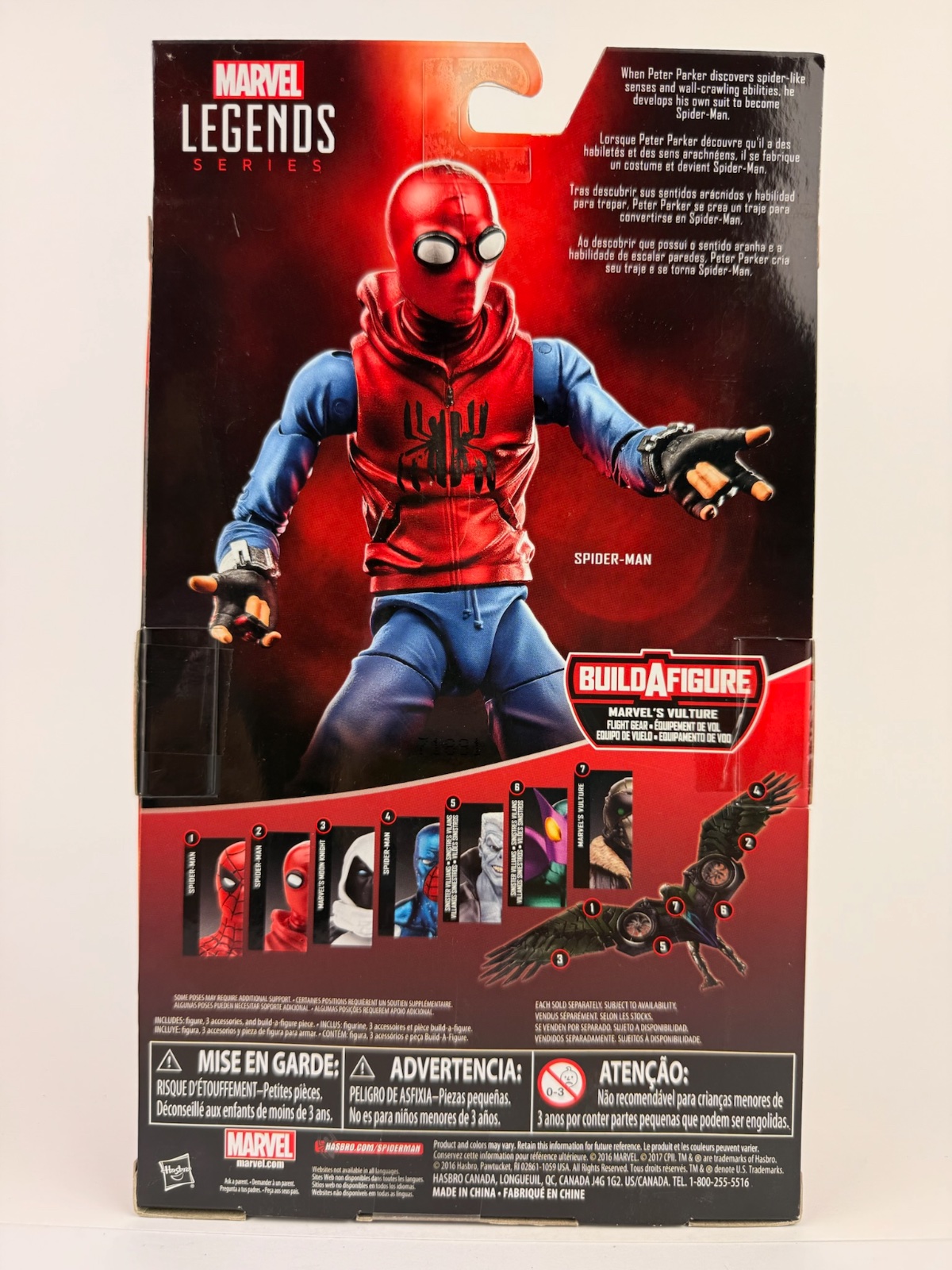Hasbro Marvel Legends Spider-Man (Homemade Suit)