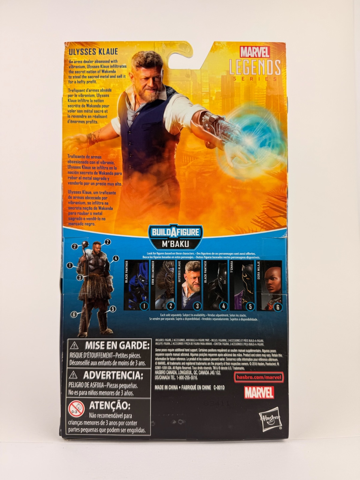 Hasbro Marvel Legends Series Black Panther Ulysses Klaue
