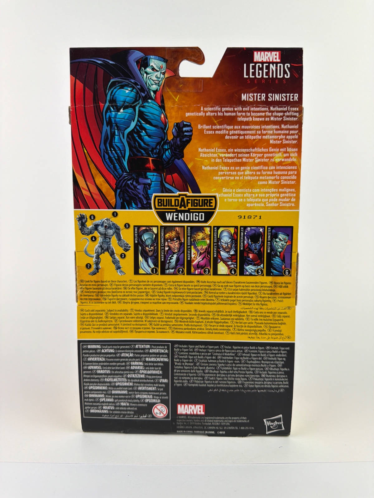 Hasbro Marvel Legends Mister Sinister