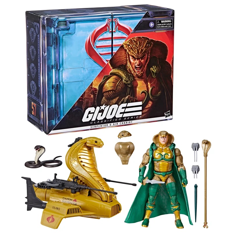 Hasbro G.I. Joe Classified Series Serpentor & Air Chariot