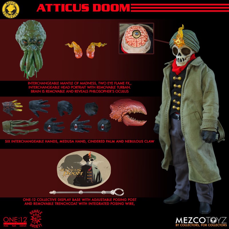 Mezco One:12 Collective Rumble Society - Atticus Doom