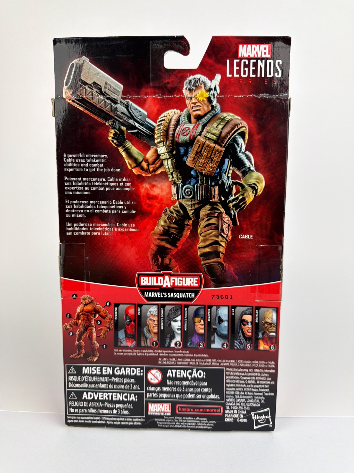 Hasbro Marvel Legends Series Cable (Deadpool / Sasquatch Build-A-Figure)