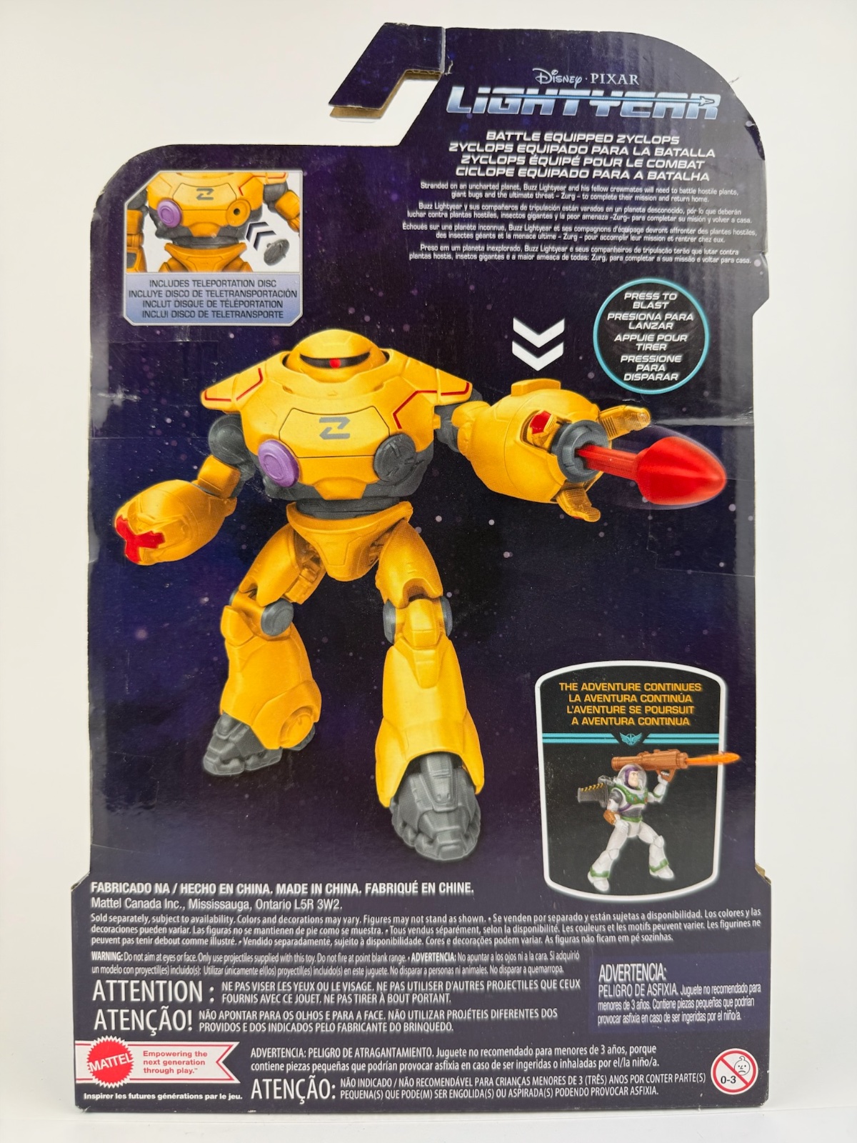 Disney Pixar Lightyear Battle Equipped Zyclops