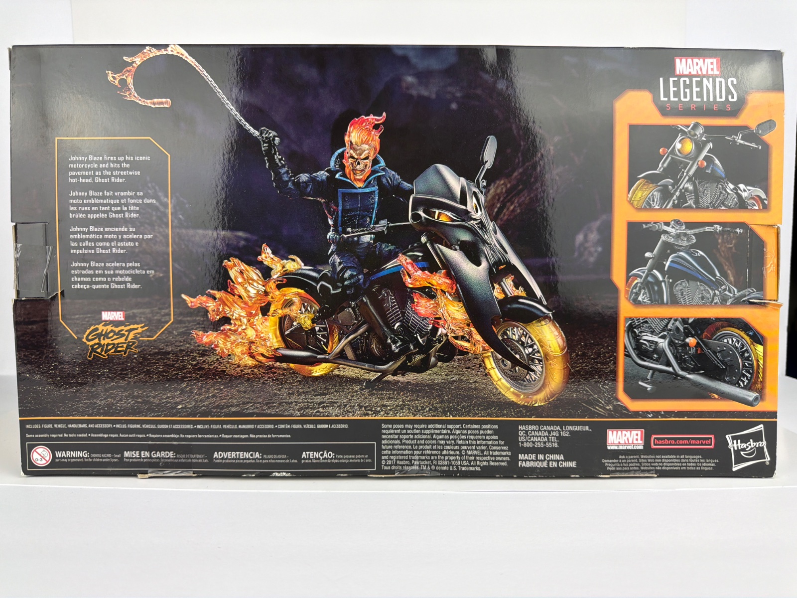 Hasbro Marvel Legends Ghost Rider with Flame Cycle
