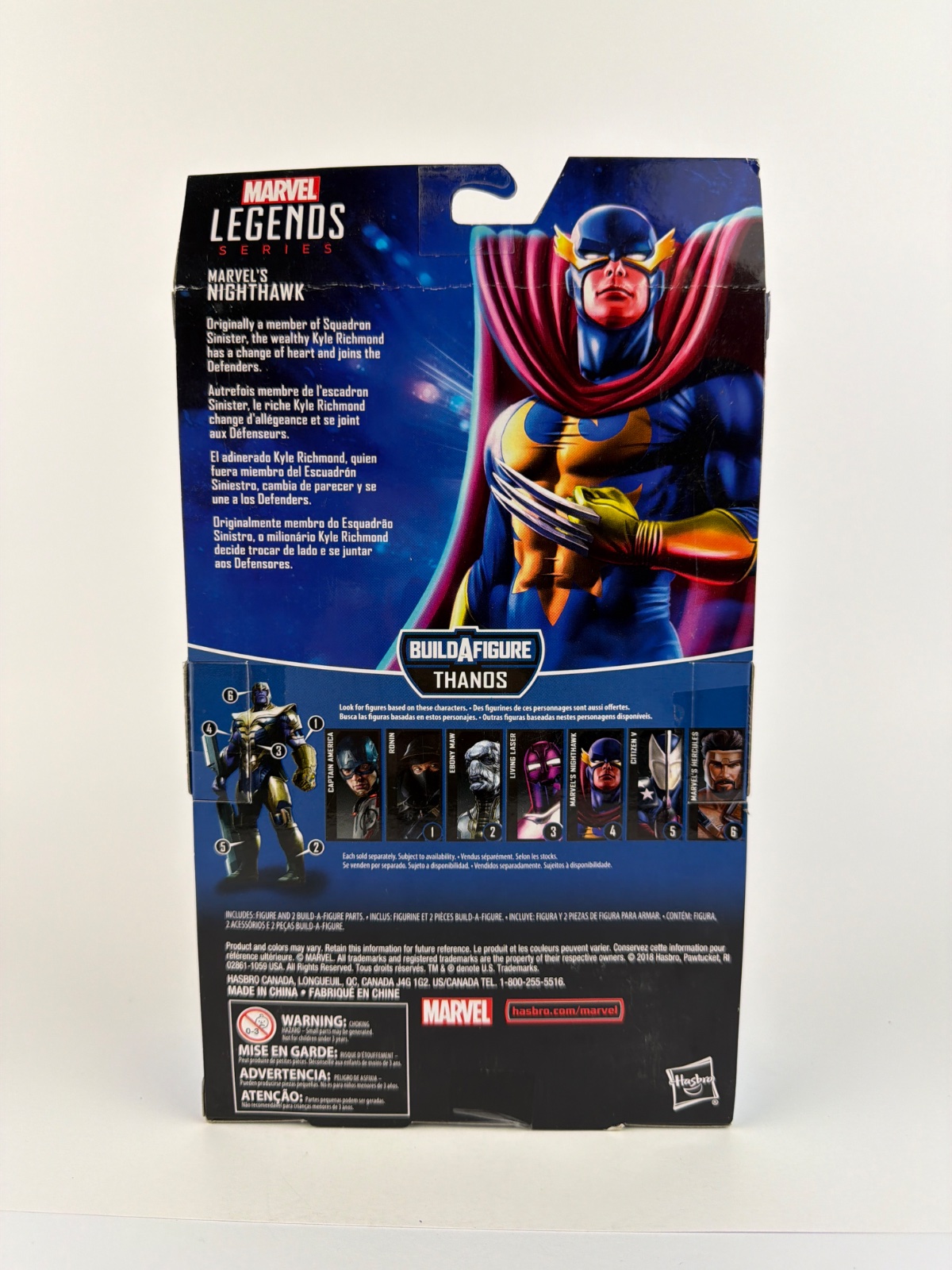 Hasbro Marvel Legends Nighthawk