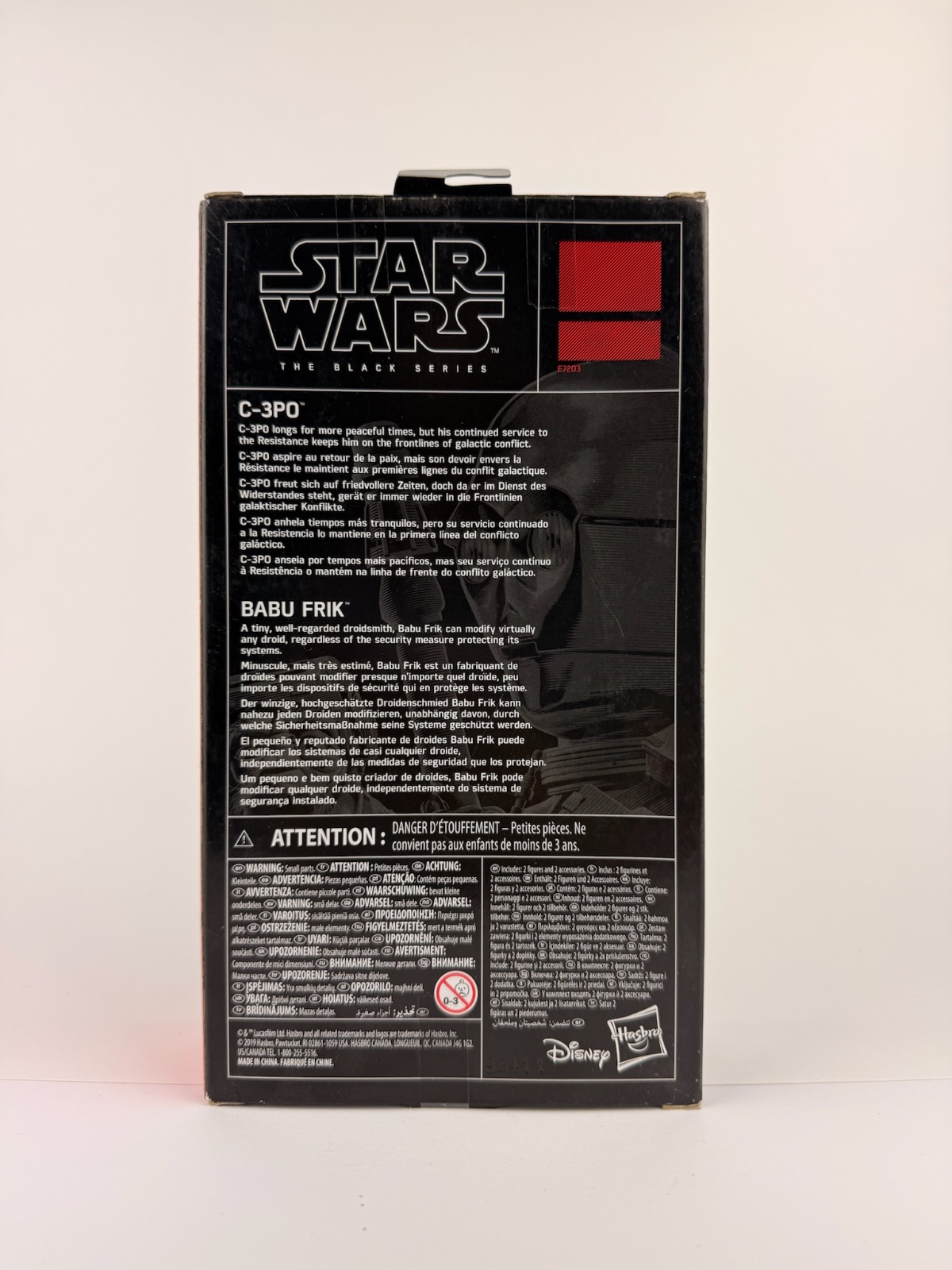 Hasbro Star Wars The Black Series C-3PO & Babu Frik