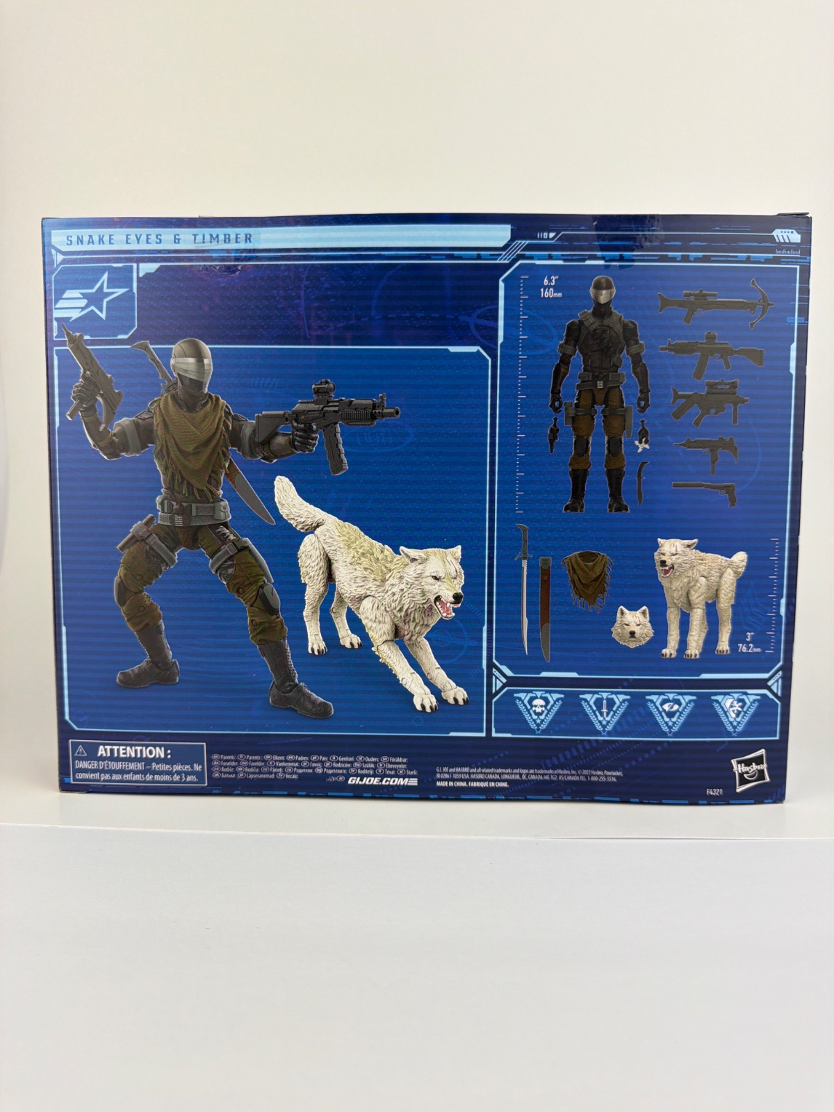 Hasbro G.I. Joe Classified Series #52 Snake Eyes & Timber
