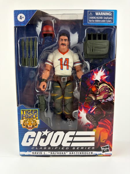 New Hasbro G.I. Joe Classified Series #54 Tiger Force David L. "Bazooka" Katzenbogen