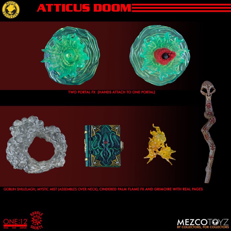 Mezco One:12 Collective Rumble Society - Atticus Doom