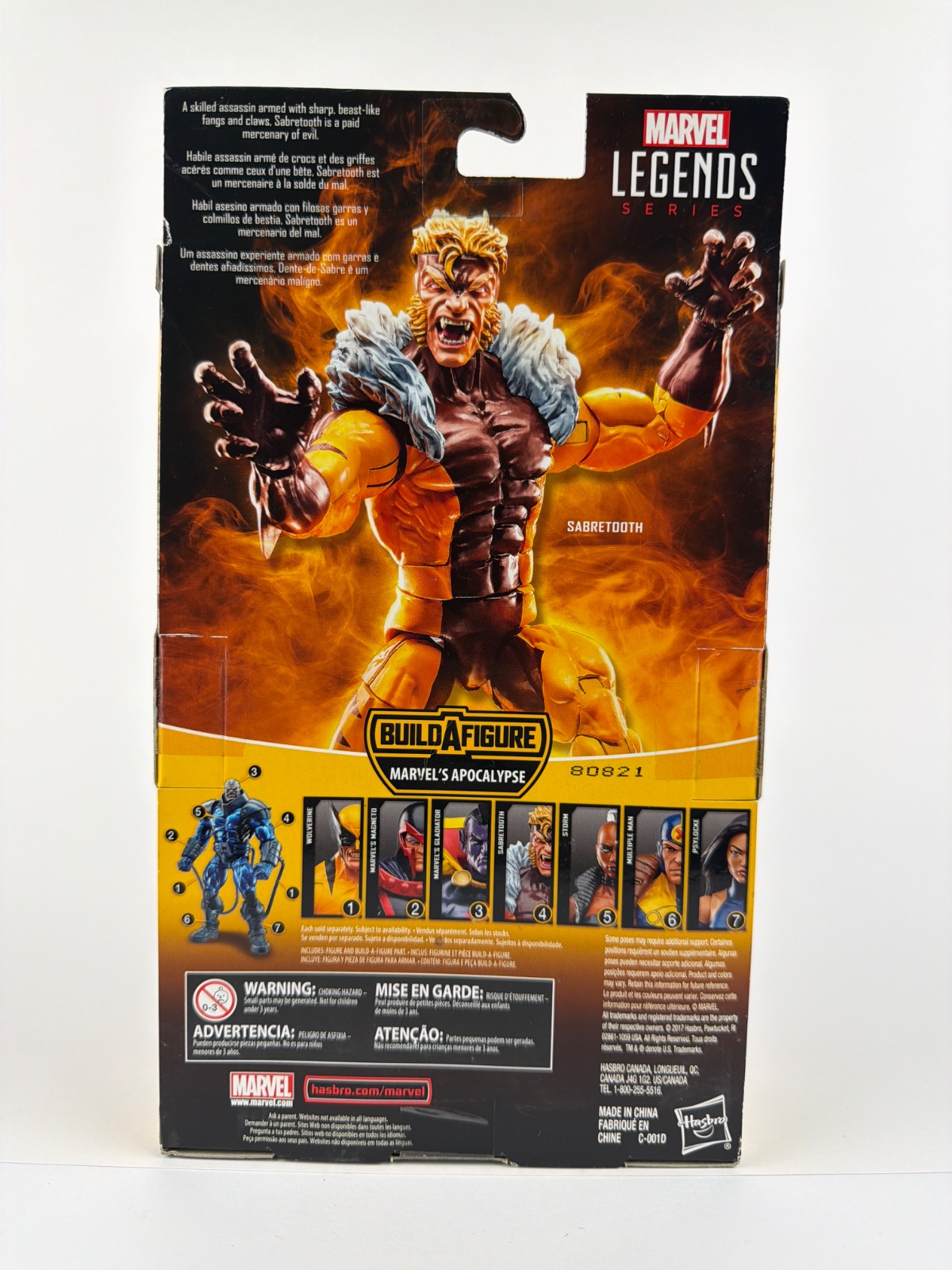 Hasbro Marvel Legends Sabretooth
